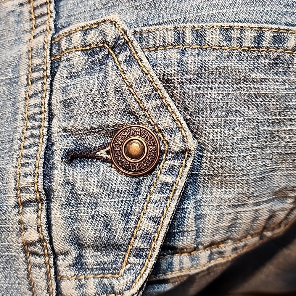 Levi Straus Fitted Denim Jacket - image 3